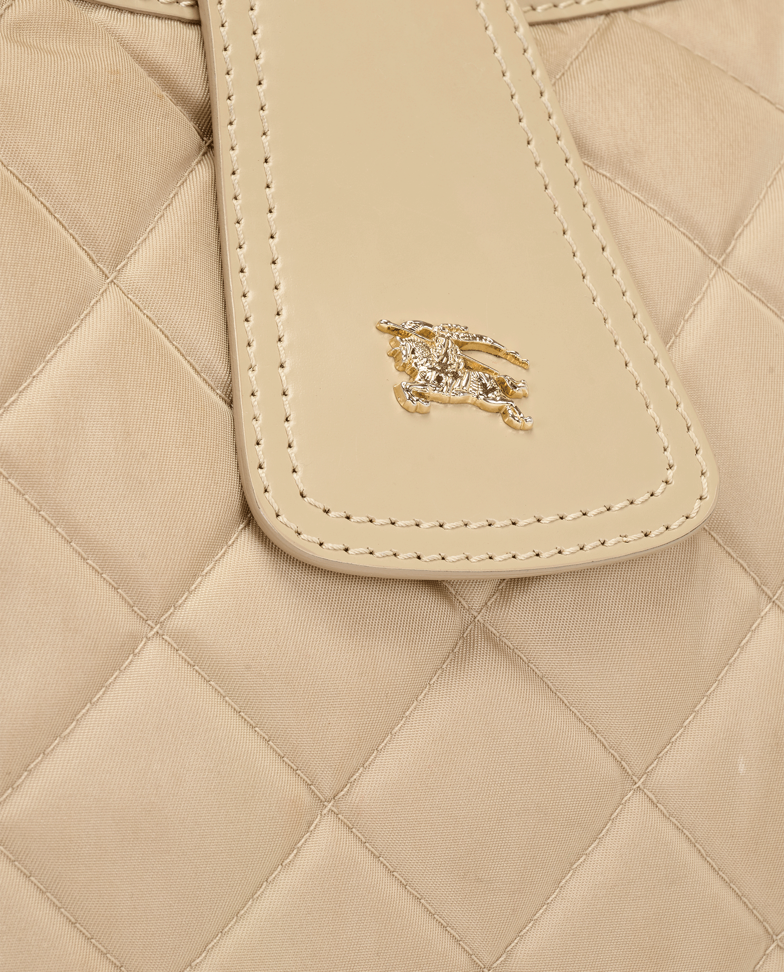 Brooke Quilted Hobo, &pound;210, Handbags, Beige, Fabric/Leather, Other view